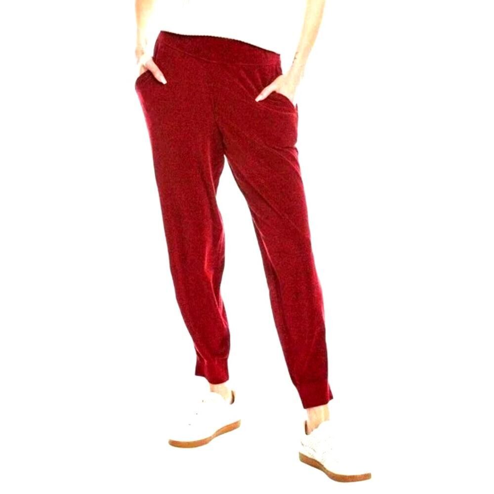 NWT Tommy Bahama Island Soft Sea Light Sweater Jogger Sangria XL Cozy Soft Luxe